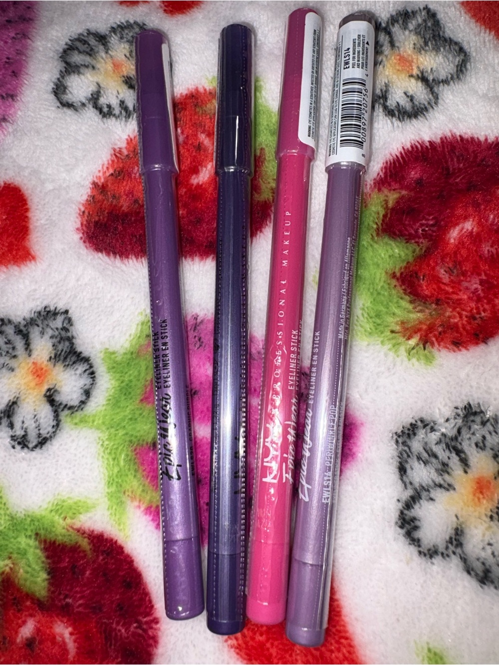 NYX Purple and Pink Eyeliner Sticks - 4 Pack